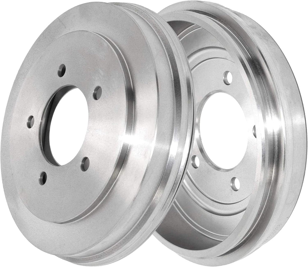 Detroit Axle - Brake Kit for Jeep Patriot Compass Chrysler Sebring Dodge Avenger Front Disc Brake Rotors Ceramic Brakes Pads Rear Brake Shoes Brake Drums Replacement : 11.57' inch Front Rotors