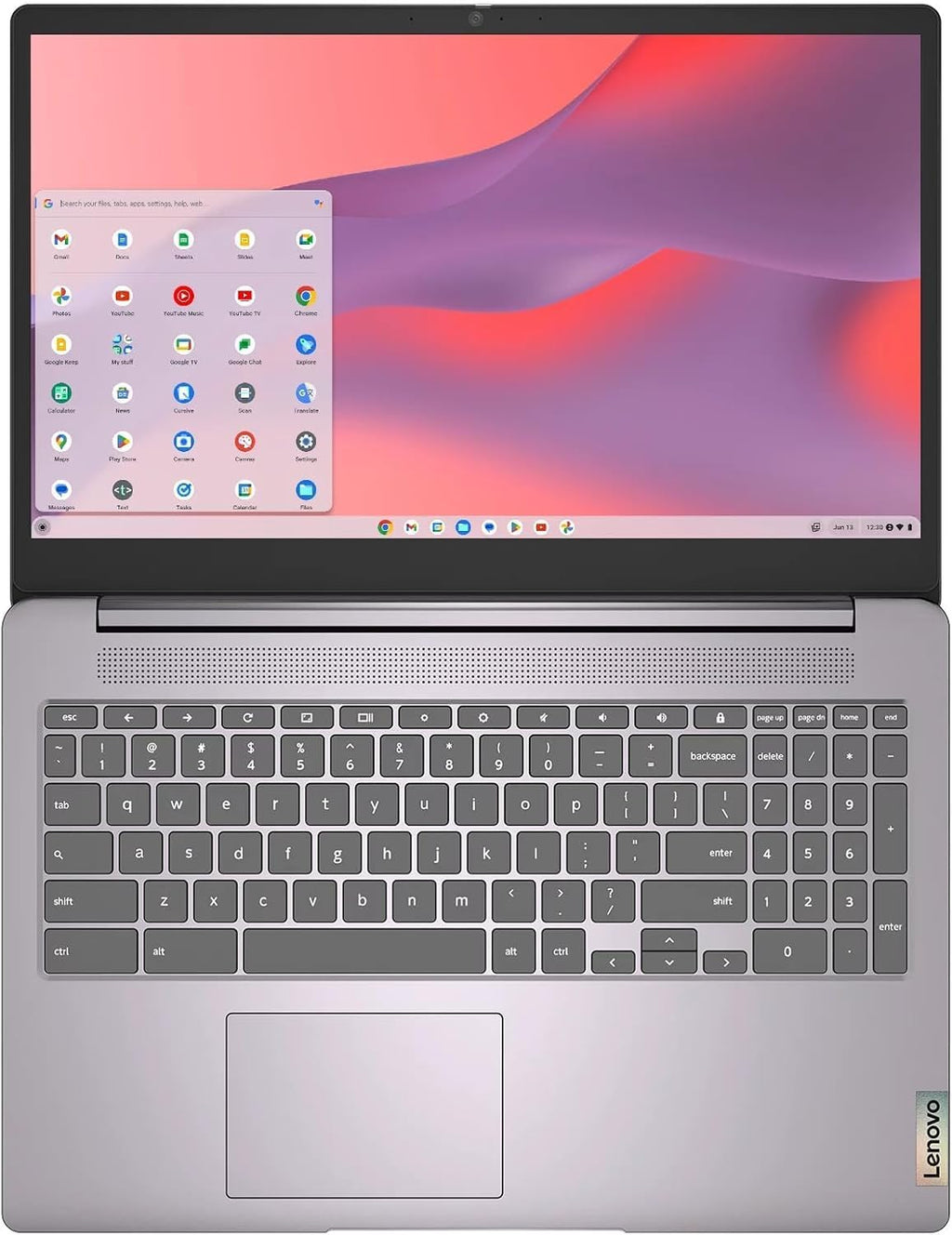 Lenovo IdeaPad 3i Chromebook 15.6' FHD Laptop, Intel Celeron N4500, 4GB Memory, 64GB eMMC + 128GB Memory Card Storage, Chrome OS, Artic Grey with Accessories