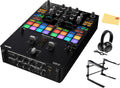 Pioneer DJM-S7 DJ Mixer - Bundle with Stand, Headphones, and Austin Bazaar Polishing Cloth