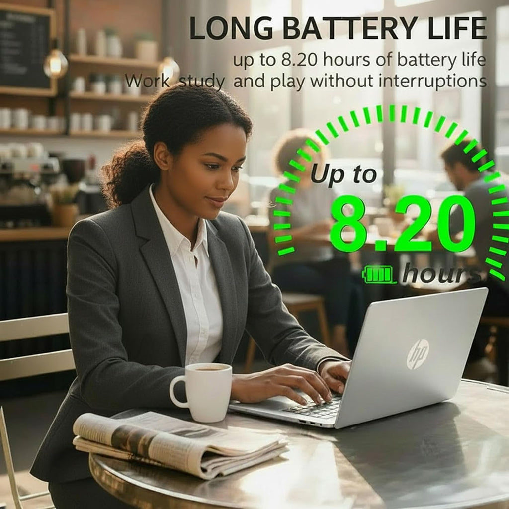 HP 15.6' Business&Student Laptop Computer, 2025/2026 Edition, Copilot AI, Intel Dual Core Processor Series, 16GB RAM, 1TB SSD, Ethernet & SD Card Reader, Up to 9 Hours Battery Life, Windows 11 Pro