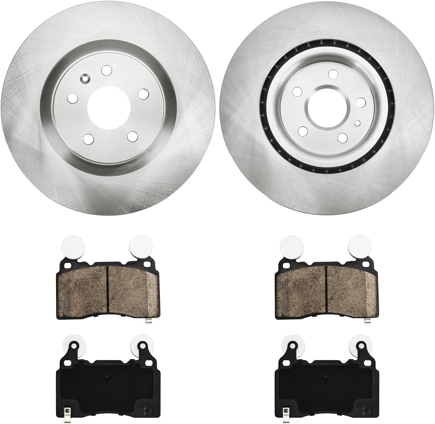 KAX Front Brake Pads and Rotors Kit For 2011 2012 2013 2014 2015 Chevrolet Camaro 6.2L, Rotors and Brake Pads Front Brake Kit