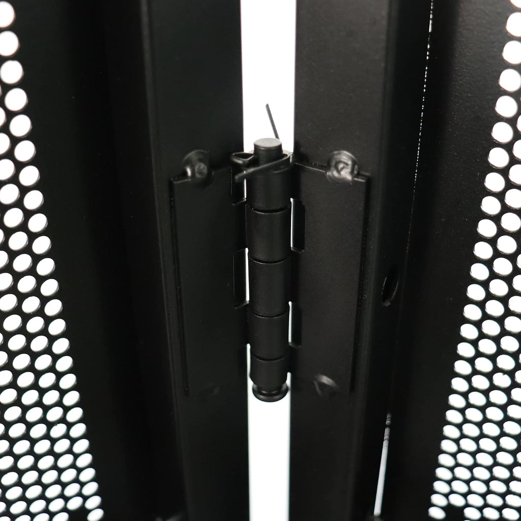 Portable DJ Booth DJ Facade DJ Table Station Two-position Height Adjustable Tabletop DJ Table Stand DJ Event Booth w/Travel Bag Black&White Scrims For Gig, Party, Show