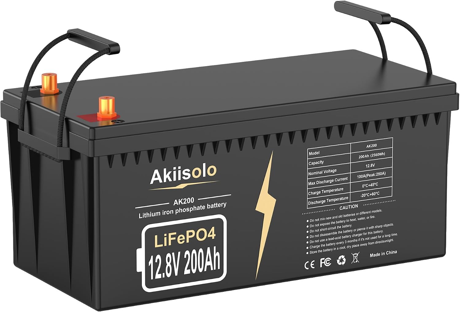 12V 200Ah Lithium Battery LiFePO4 Deep Cycle Battery, Up to 8000+ Cycles Rechargeable Batteries With Built-in 200A BMS, 12 Volt Lithium Batteries for RV, Trolling Motors, Solar System and More