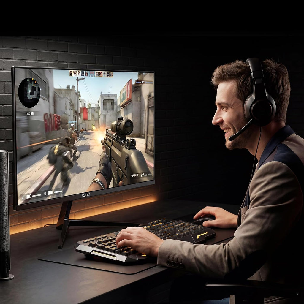 24 Inch Curved 200hz Gaming Monitor, FHD 1080p Computer Monitor with 3000R, 4000:1 Contrast, 1ms Response Time, 99% sRGB, AMD FreeSync, Eye Care, HDMI 2.0 & DP 1.4, VESA Mount, for Game & Office