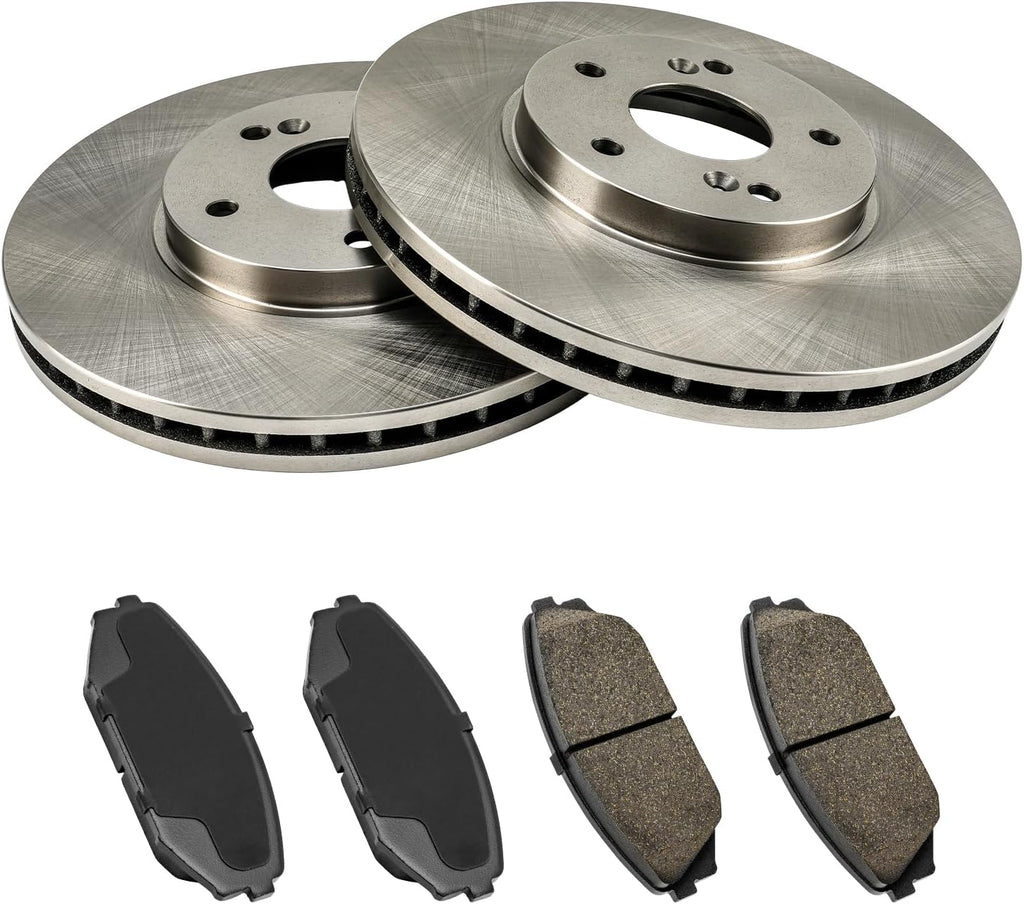 Torchbeam 11.81 inch (300mm) Brake kit|Brake Pads and Rotors Kit Compatible with 1999-2004 Honda Odyssey, 2001-2002 Acura MDX,Disc Brake Rotors + Ceramic Pads Kit,6pcs,31275 D793