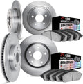 Dynamic Friction Company Brake Kit For 2009-2014 Hyundai Sonata; 2013-2016 Kia Optima| Front and Rear 4000 HybriDynamic Brake Pads and Rotors Kit