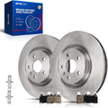 KAX Front Brake Pads and Rotors Kit For 2011 2012 2013 2014 2015 Chevrolet Camaro 6.2L, Rotors and Brake Pads Front Brake Kit