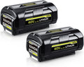 VANON OP4040 8.0Ah 40V Lithium-Ion Battery Compatible with Ryobi 40V Tools Replacement for OP4015 OP4026 OP40201 OP40261 OP4030 OP40401 OP4050 OP40501 RY40200 with LED Indicator 2-Pack