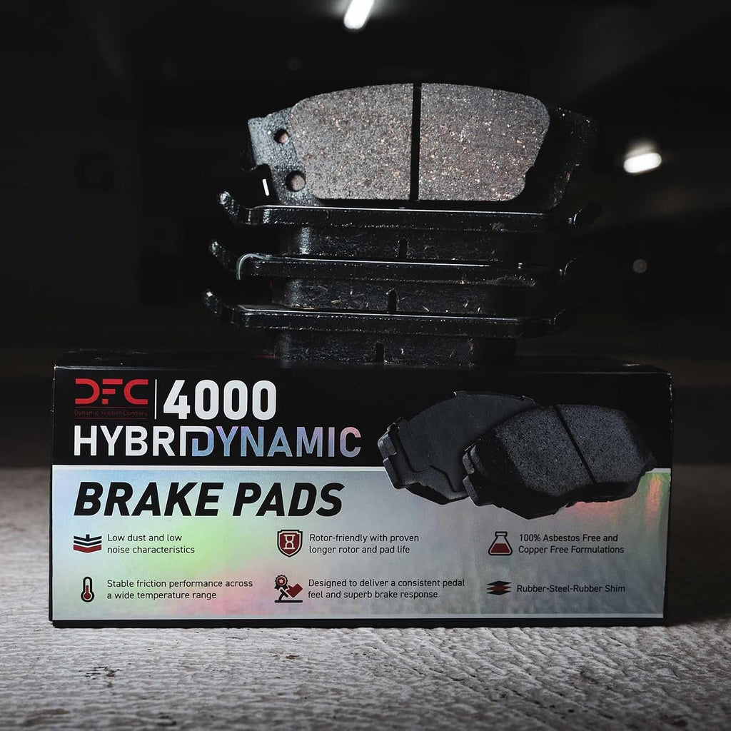 Dynamic Friction Company Brake Kit For 2009-2014 Hyundai Sonata; 2013-2016 Kia Optima| Front and Rear 4000 HybriDynamic Brake Pads and Rotors Kit
