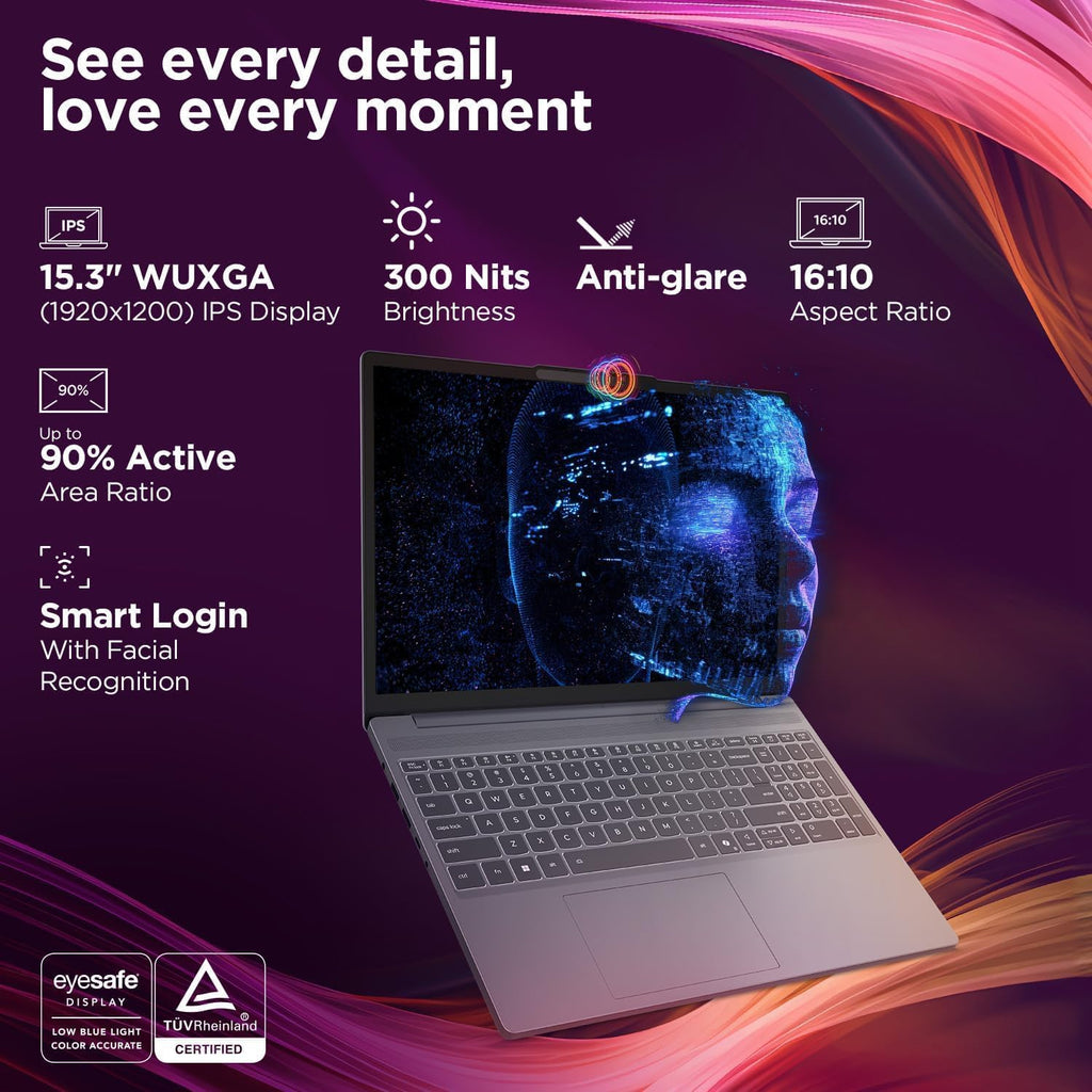 Lenovo New IdeaPad Slim 15.3' FHD Business Laptop, Intel 10-Core i7-13620H(Outperforms Ultra 7 225U), 8GB DDR5 RAM, 256GB Storage, Wi-Fi 6, High Charge Speed, 14.5-Hour Battery Life, Windows 11 Pro