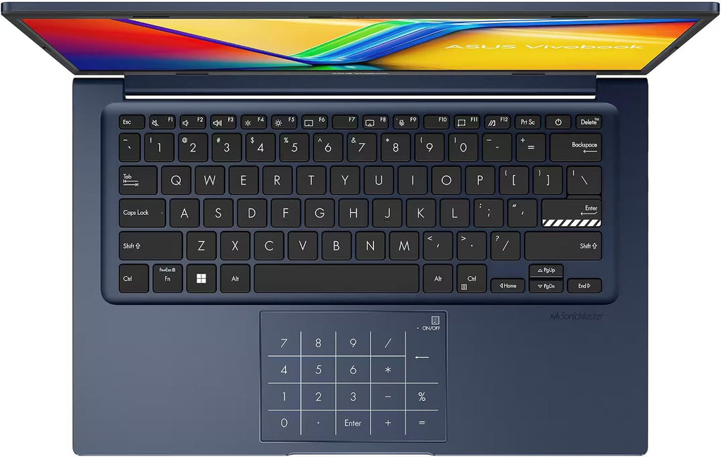 ASUS Vivobook 14' FHD Laptop, Windows 11 Pro, Lifetime MS Office, Intel Core i3-1315U, 16GB RAM+512GB PCIe SSD, Sleek & Lightweight, 8-in-1 HUB & USB Flash Drive, for Student, Home & Work