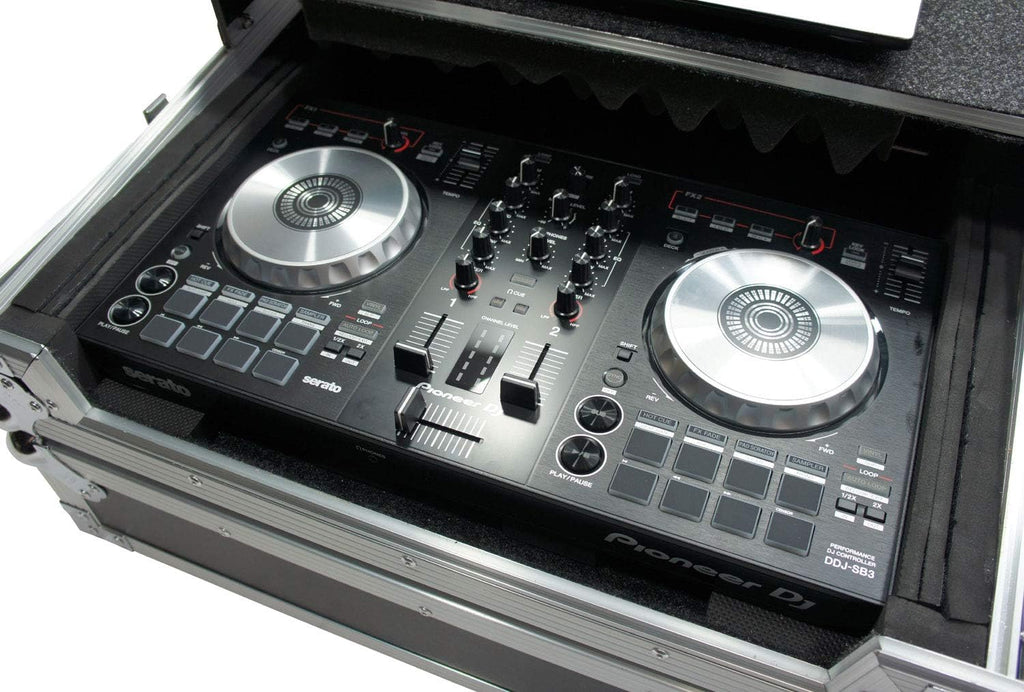 Harmony Audio HCMINILT Flight Glide Laptop Stand Road DJ Custom Case Compatible with Hercules P32 DJ