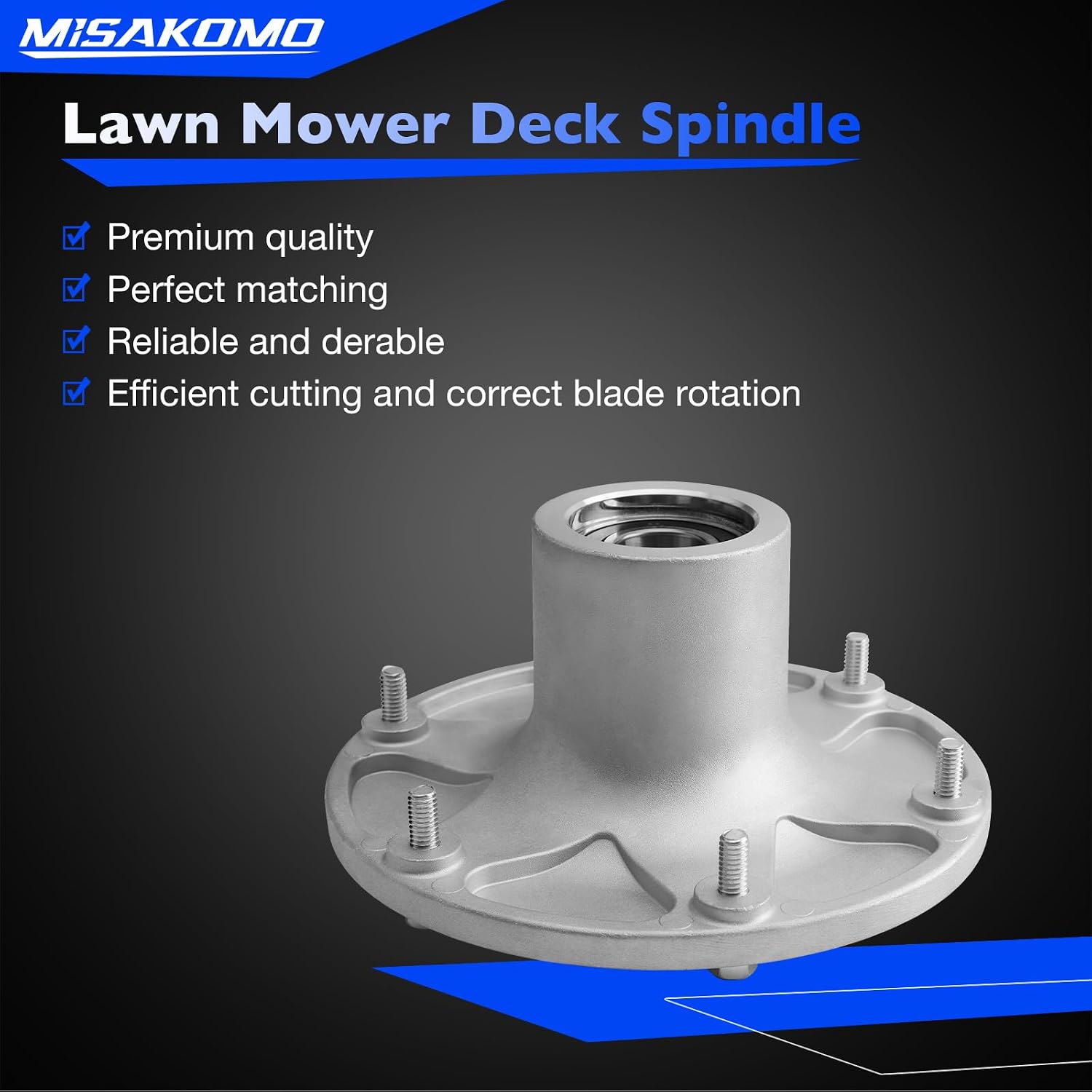 3 pcs Lawn Mower Deck Blade Spindle Assembly Compatible with Toro Z-Master Zero Turn ZTR Riding Lawn Mower Titan HD TimeCutter HD Replace 120-5477 115-9693 117-1250