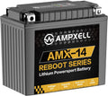 Lithium Powersports Battery Reboot Series 12V 8AH 640A Motorcycle Battery with Smart BMS,Replacement ATV, UTV, Motorcycle, Scooter, Snowmobile, 4 Wheeler, Lawn Mower, and 12V Generator Battery etc.