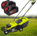 40V Brushless Cordless Push Lawn Mower with 35L Large Grass Box, Portable Lightweight Electric Lawnmower, Adjustable 30/50/70mm Heights