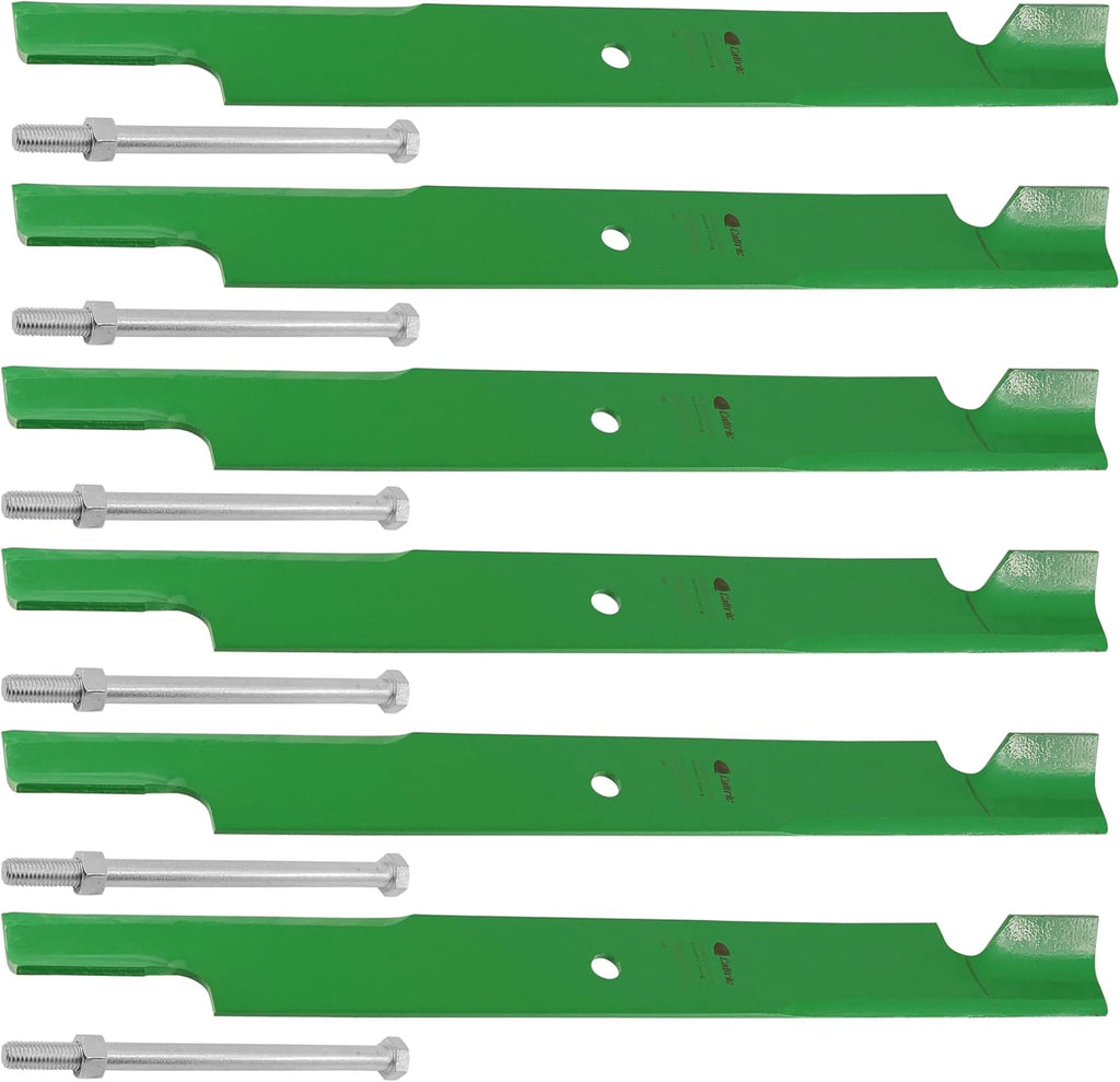 Caltric 48112 482882 481709 481701 0400141 04001-41 72' Deck Blades with Bolts Compatible with Scag