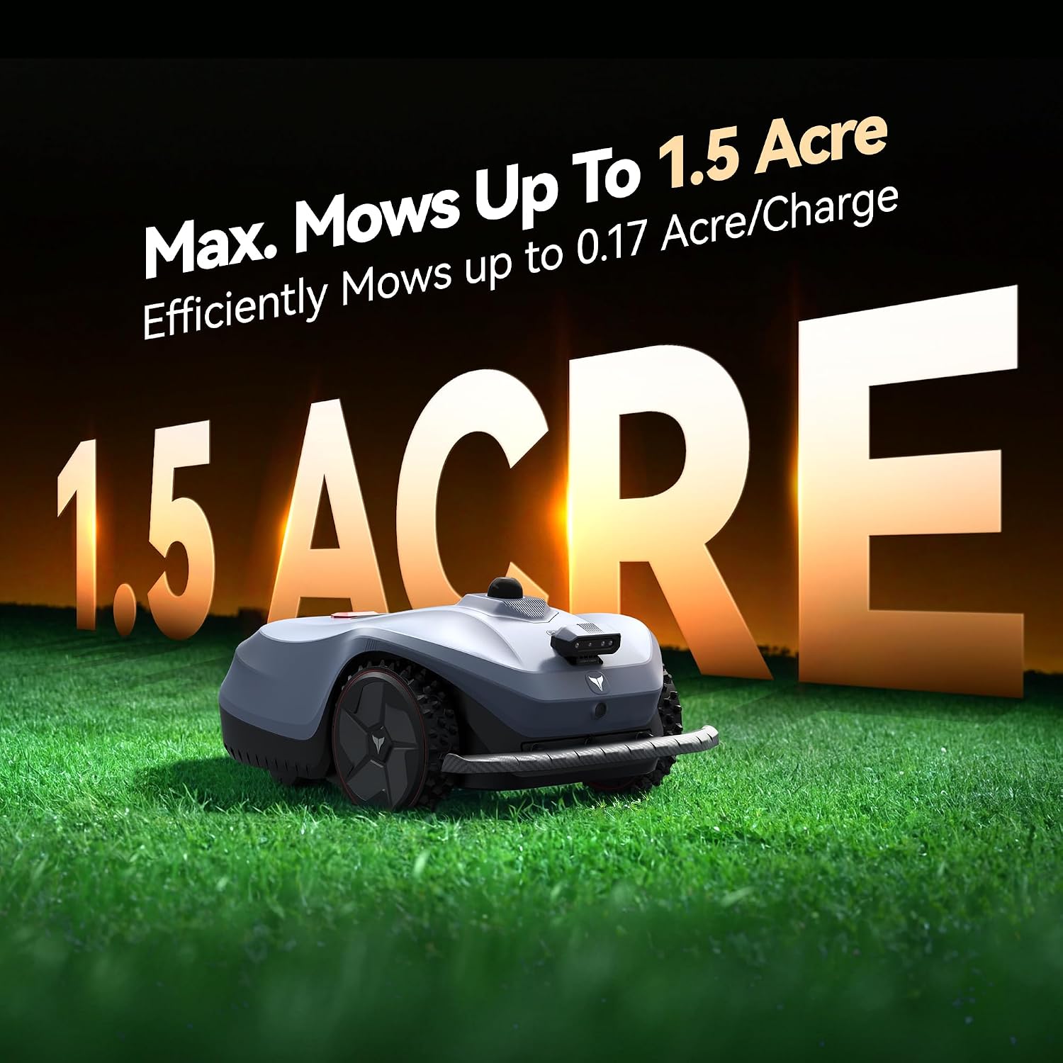 Neomow X2 Pro Auto-Mapping Robot Lawn Mower, Perimeter Wire Free for 1.5 Acres, 360° 3D LiDAR + Triple Vision AI Obstacle Avoidance, No RTK Antenna, IPX6, 4G App Control, GPS Anti-Theft, 17.5Ah