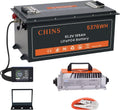 48V Lithium Golf Cart Battery, 200A BMS - 1000A Peak Current, with Touch Monitor & Mobile APP, 5000+ Cycles 48V 105AH Lithium Battery with 18A Charger, Perfect for Golf Carts, Solar