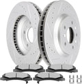SCITOO Brake Kit Front Brake Rotors and Ceramic Brake Pads fit for 2006-2011 for Buick Lucerne,2006-2013 for Chevrolet Impala,2006-2007 for Chevrolet Monte Carlo