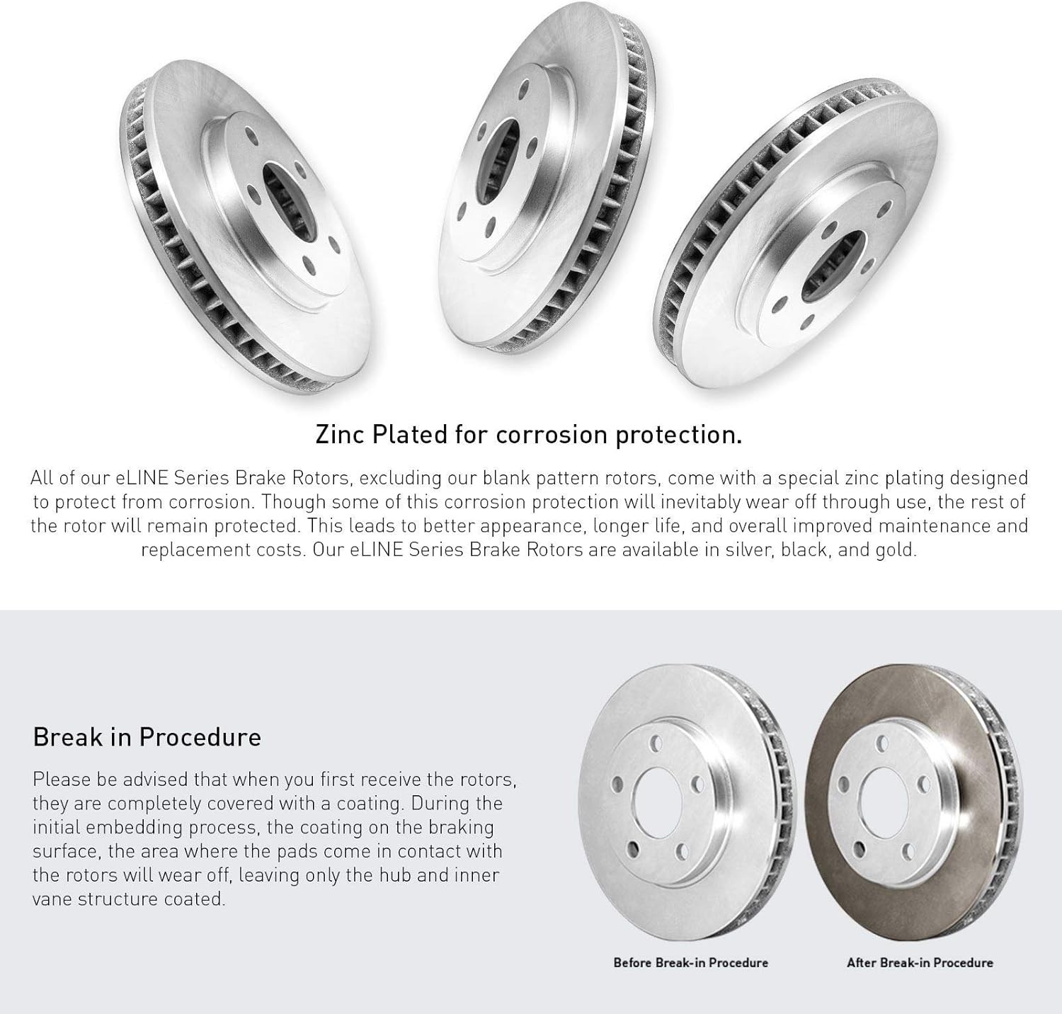 R1 Concepts Front and Rear Brake Kit Fits 2015-2017 Chrysler 200| Ceramic Brake Pads and Blank Brake Rotors| 12.0' Front & 10.9' Rear