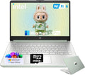 HP 2025 Student Business Laptop Computer - w/1 Year Office 365, 16GB RAM, 128GB UFS & 256GB SD Card, Ai Copilot Intel 4-Core Processor, HD Display, Windows 11 Pro(Green)