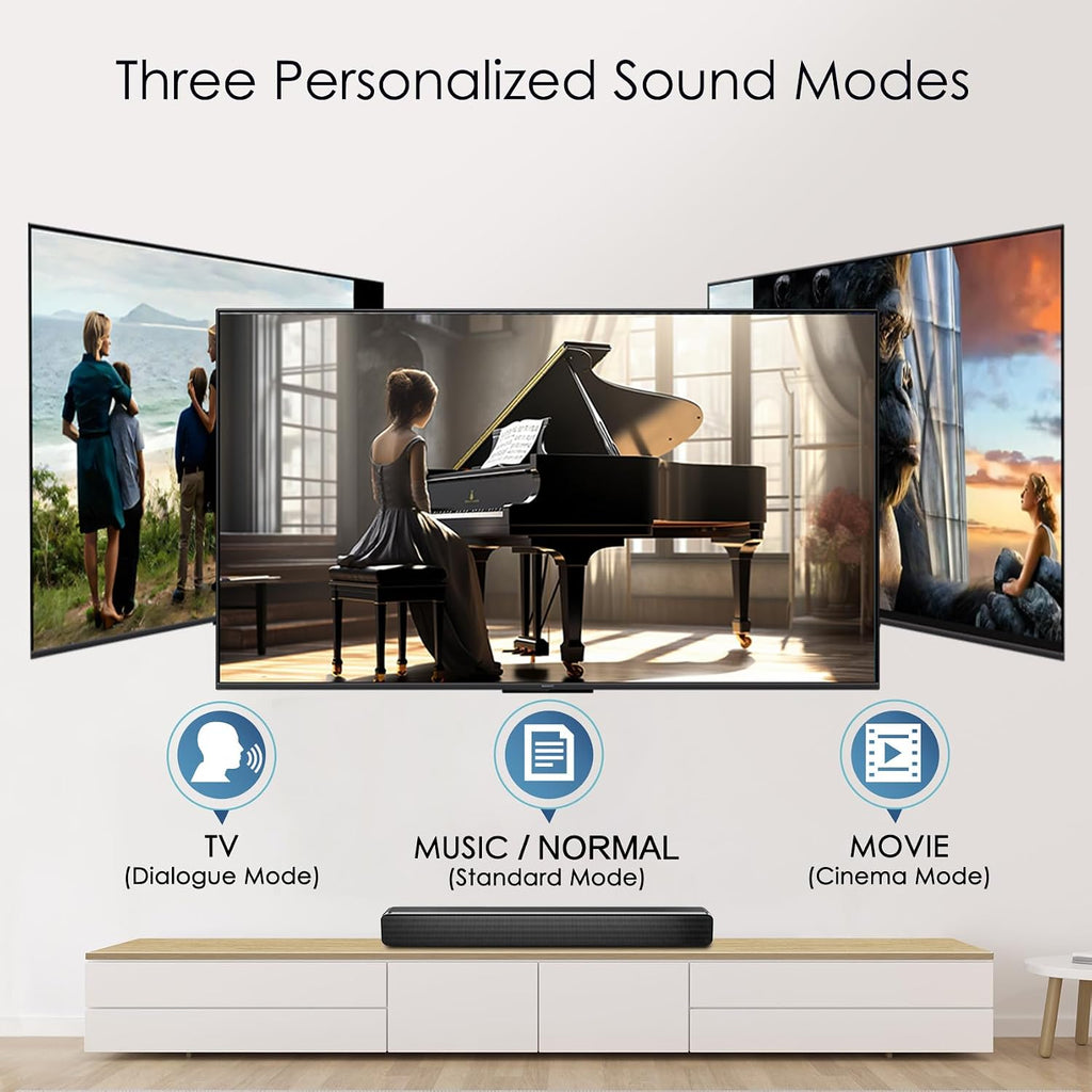 SIMOLIO 737D Plus Wireless Headphones for TV Watching, By-Pass to Soundbar, Cinema & Clear Dialog Modes, Volume Boosted Dual Headphones Bluetooth for Seniors, No Delay, TV & Bluetooth Mode, 164FT/50M