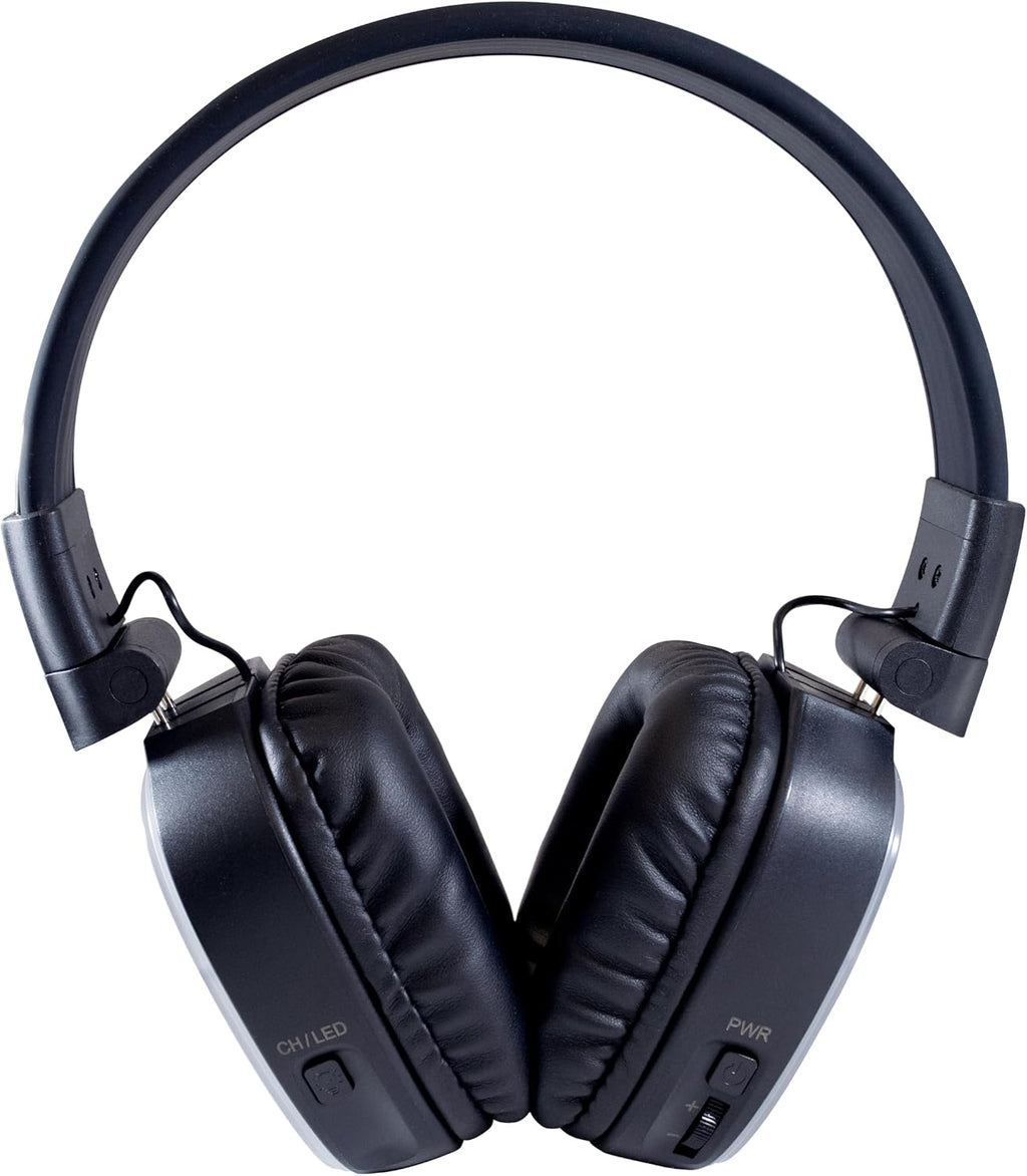 VocoPro SILENT-DISCO-PRO-210 PRO Long-Range Silent Disco/Event Package with Two Transmitters and Ten Headphone Over Ear Receivers