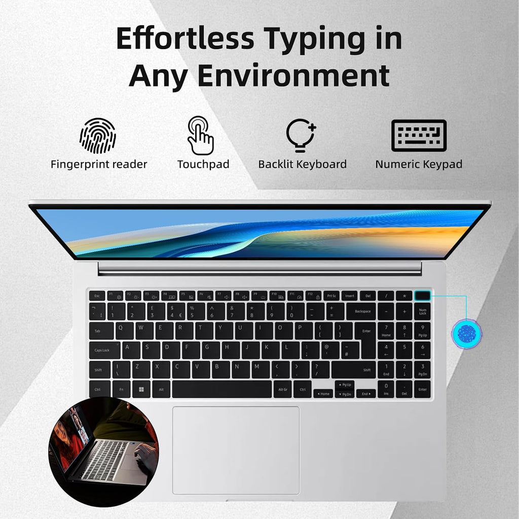 Samsung Galaxy Book4 Business Laptop - Win 11 Pro, 15.6' FHD Display, Intel 10-Core 7-150U(Beats i7 1355U), 16GB RAM, 1TB SSD, Backlit Keyboard, Fingerprint, Long Battery Life, W/Redragon Accessory