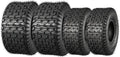 MaxAuto FOX V1 Patent Design 15x6.00-6 & 18x8.50-8 Lawn Mower Front & Rear Tire Set,15x6.00x6nhs Front and 18x8.50x8nhs Rear Tires for Golf Cart, Lawn & Garden Tractor, 4Ply,4 Pack in 2 Packages