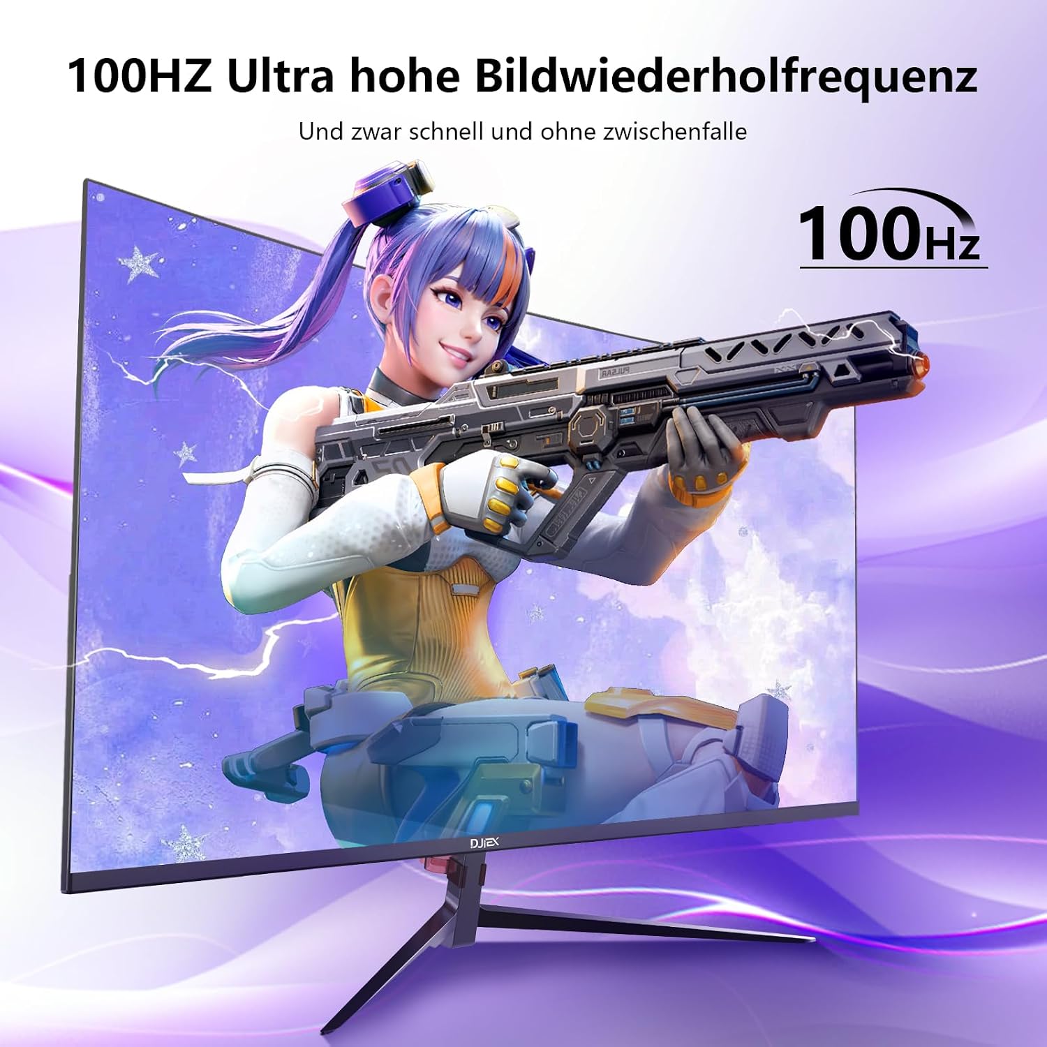 27 inch Curved Monitor 100Hz Computer MonitorFHD 1080p,HDR,99% sRGB,1800R,VESA Compatible,for Tablet,Desktop,Narrow Bezels on Three Sides, Blue Light Filter,Laptop and PC Work Gaming