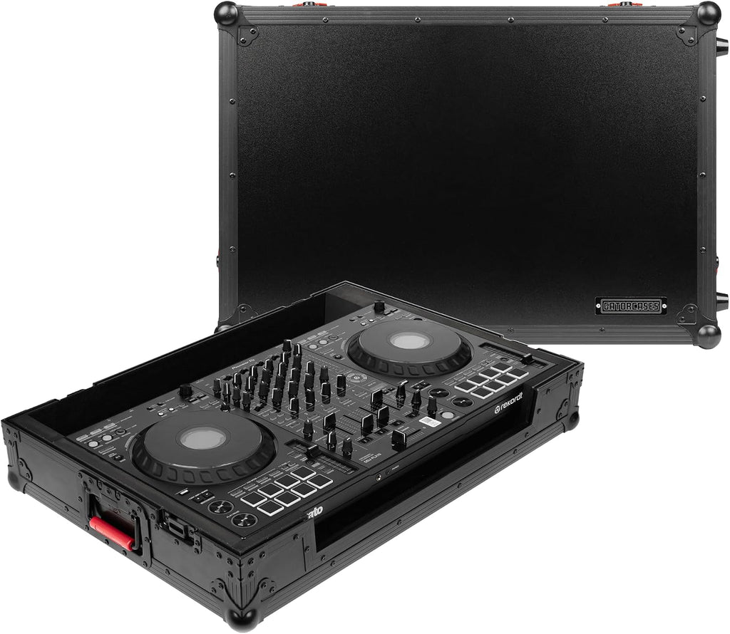 Gator Cases ONYX Series Flight Case Designed for Pioneer DJ FLX10 DJ Controller with Reccessed Twist Latches and Rubber-Gripped Handles (G-ONYX-FLX10)