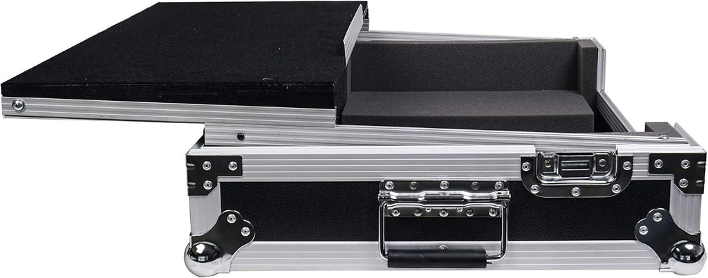 Sound Town DJ Controller Road Case w/Sliding Laptop Stand, Fits Pioneer DDJ-SR2 (STRC-SRLT)