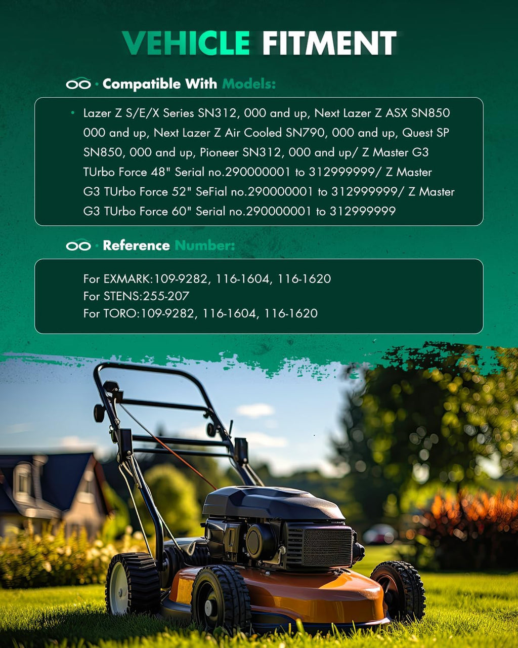 Electric Lawnmower, SCITOO PTO Clutch Fit For Exmark: 109-9282, 116-1604, 116-1620 / for Toro: 109-9282, 116-1604, 116-1620 / for Warner: 5218-207 / for Xtreme: X0239