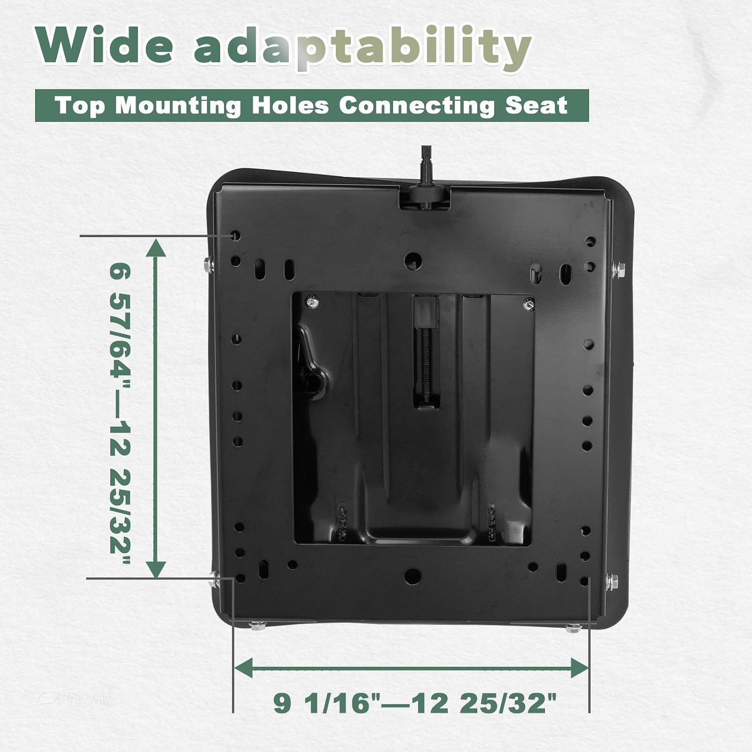 NIXFACE Seat Suspension Kit for Zero Turn Lawn Mower,Kubota,John Deere,Bad Boy,Tractors,Forklifts W/O Slide Track