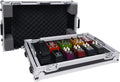 Sound Town Guitar Pedal Board Case w/Wheels, Tape Fastener and High Density Foam, ATA Road Case, Interior: 26'' x 16' (STRC-PDLW)