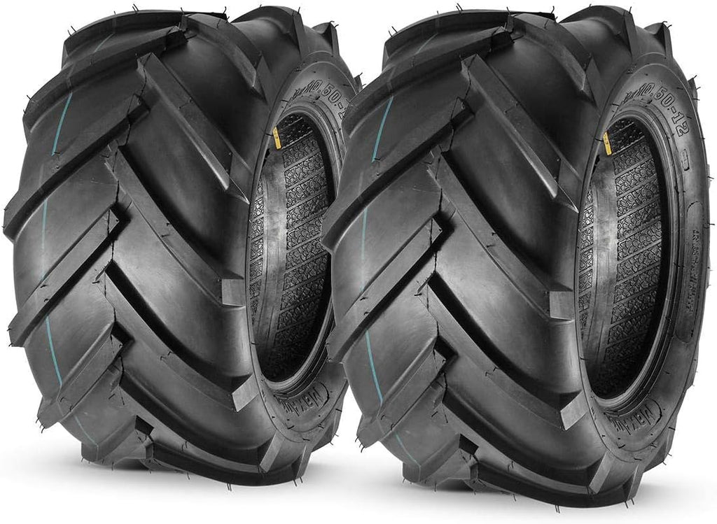 MaxAuto 23x10.50x12 Super Lug Riding Lawn Mower Tires, 23x10.50-12 Lug Ag Tire for Garden Farm Riding Mower, 23-10.5-12 Ag Farm Tractor Turf Tire, 6Ply Tubeless, 1760 lbs Capacity, Set of 2