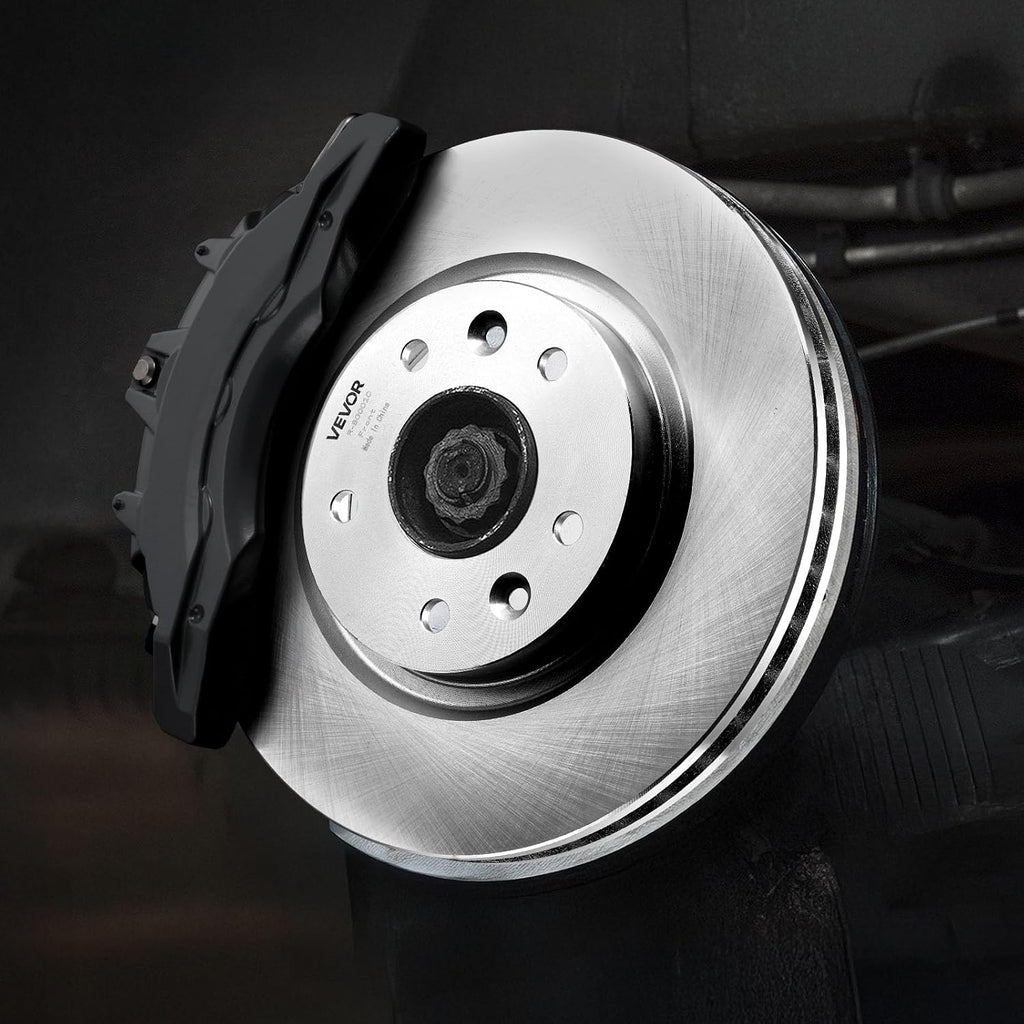 VEVOR Front and Rear Brake Kit Compatible with 2014-2015 Nissan Rogue (2 Row Seating; 11.65 inch (296mm) Front Outer Diameter), Hollow Structure Brake Rotors Ceramic Brake Pads Replacement Kit