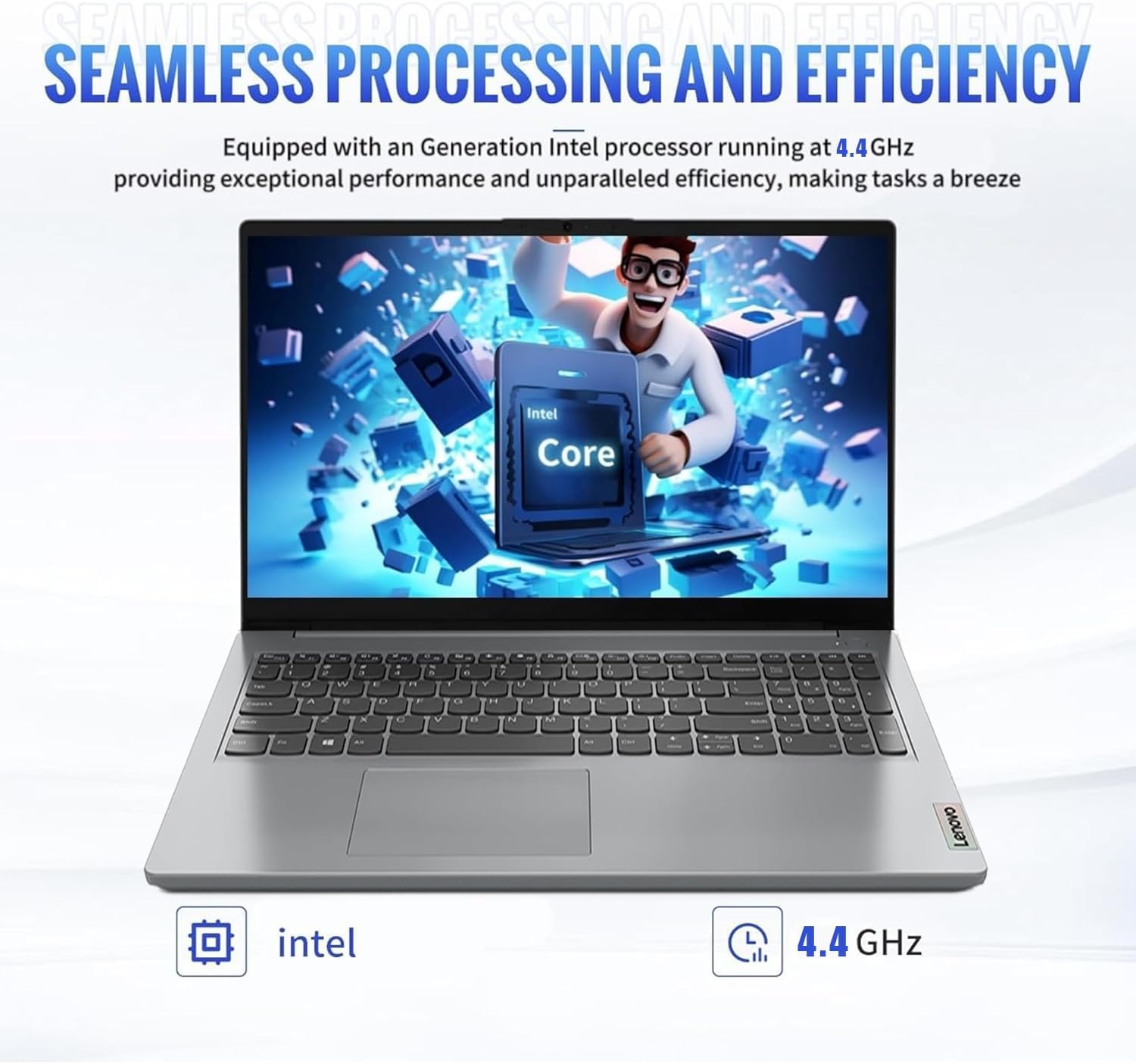 Lenovo 15.6 Touchscreen IdeaPad • Intel 6-Core CPU • FHD (1920 x 1080) • Wi-Fi 6 • Bluetooth • Type-C • HDMI • Windows 11 (Windows 11 Home, 40GB RAM • 2.5TB SSD)
