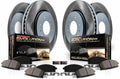 PowerStop Front and Rear Brake Kit for Ford F-150 2012-18 - Ceramic Brake Pads + Semi Coated Rotors Replacement, SC6268
