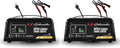 Schumacher Electric 6A Car Battery Charger and 50A Engine Starter,4-in-1 Solution,Maintainer,10A Boost,for 12V Power Sport,Automotive,and Marine Batteries,SC1361,(Pack of 2)
