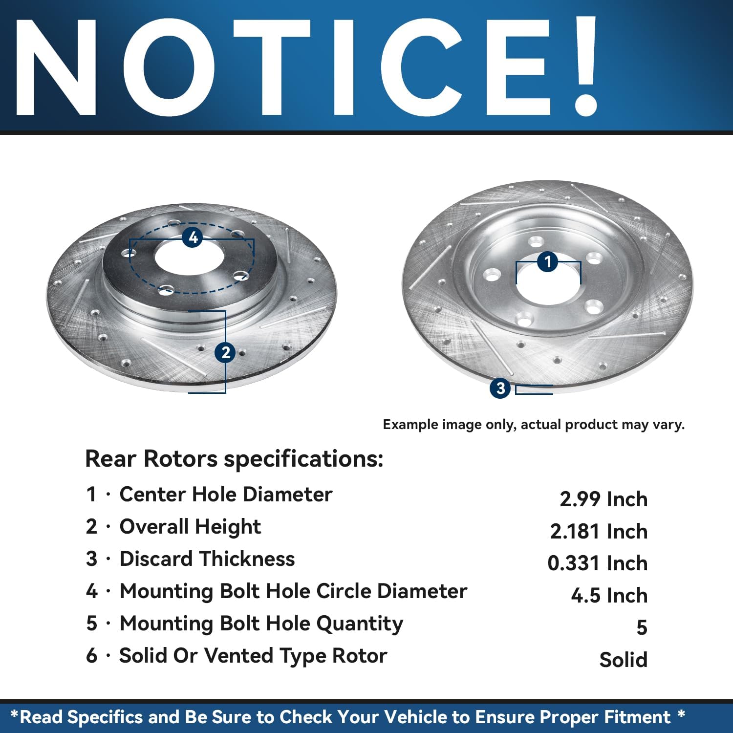 Detroit Axle - Brake Kit for 2013-2016 Kia Optima 2011-2015 Hyundai Sonata, Drilled Brake Rotors Ceramic Brakes Pads Front and Rear Replacement: 11.81' inch Front and 11.18' inch Rear Rotor