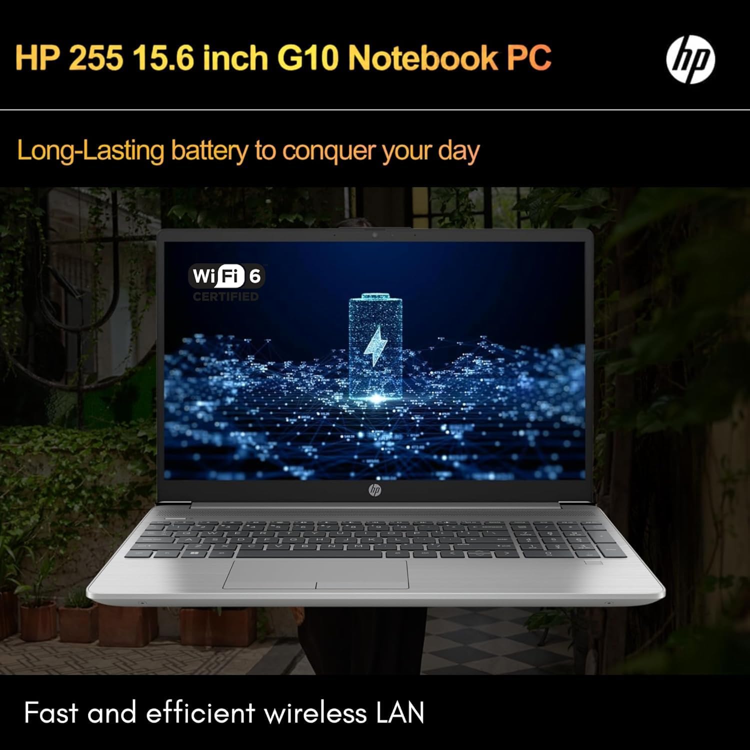HP 255 G10 Laptop for Home or Work, 16GB RAM, 1TB SSD, 15.6' Full HD, Ryzen 3 7330U (Beat Intel i5-1135G7), HDMI, USB-C, Win 11 Pro (32GB RAM | 1TB PCIe SSD)