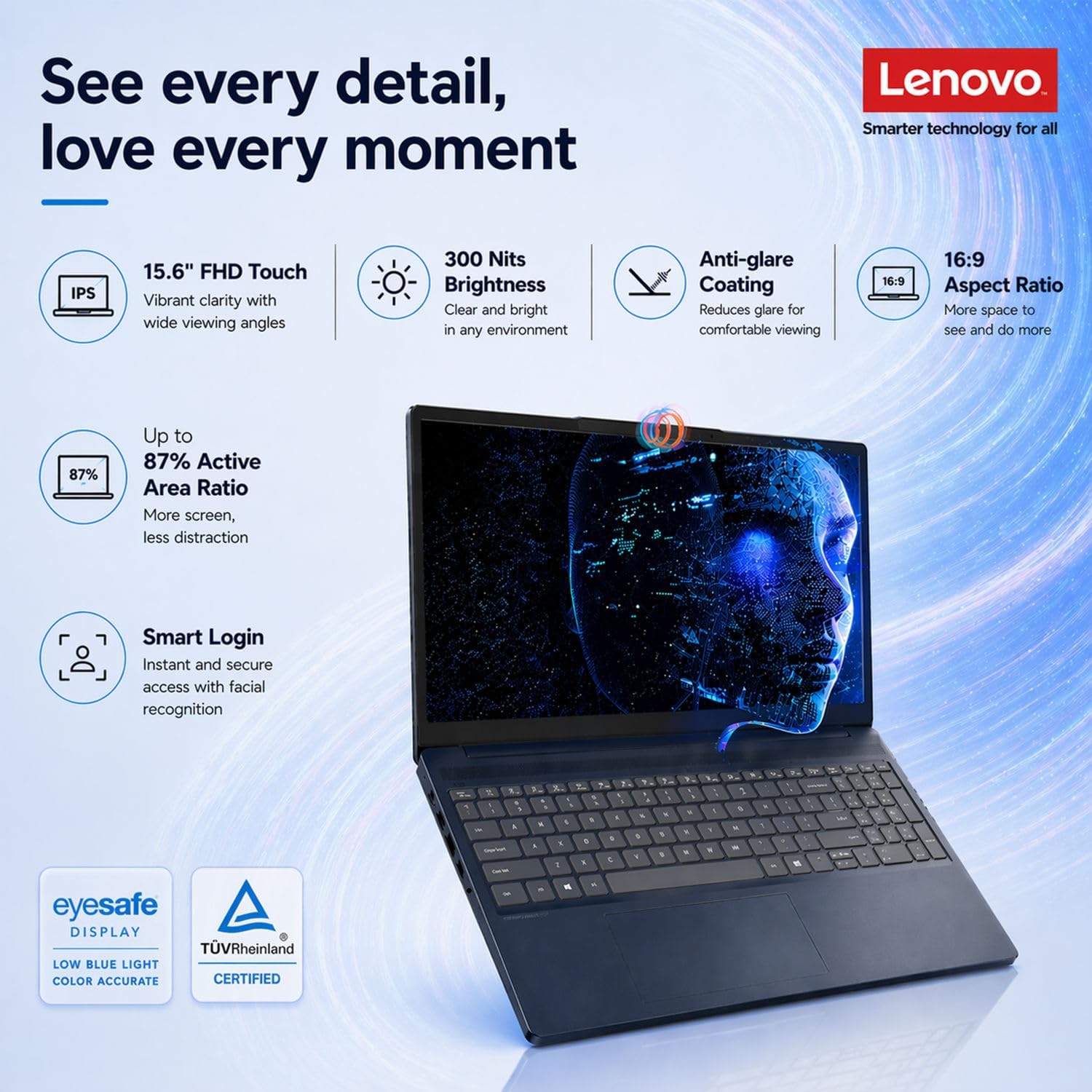 Lenovo Business Laptop, 15.6' FHD Touchscreen Display, 13th Generation 10-Core i5 CPU (Up to 4.6 GHz), 24GB RAM, 2TB SSD, Wi-Fi 6, Copilot AI, Windows 11, WOWPC USB