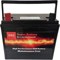 BRS U1 AGM Battery, 12V 300 CCA – Group U1 Lawn Tractor, Mower, Generator, UTV, ATV, Ride-On | Sealed, Maintenance-Free, Vibration Resistant, Long-Lasting, Cold-Weather Ready, Arrives Fully Charged