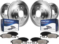Detroit Axle - Brake Kit for 2010-2017 Ford Expedition 2011-2017 Lincoln Navigator, Disc Brake Rotors Ceramic Brakes Pads Replacement: 13.78' inch Front and 13.46' inch Rear