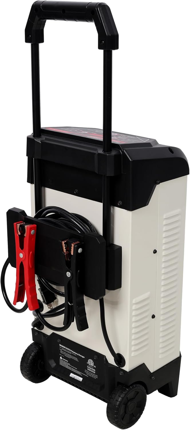 Smart Battery Charger and Maintainer, 6V and 12V 250 Amp, Fully Automatic Trickle Charger for Cars, Trucks, Motorcycles, Lawnmowers with Battery Desulfation Function, ETL Certified