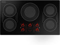 Built-in Electric Induction 36 Inch, Bridge-SYNC Element Auto RapidHeat, 3 Preset Modes, Pan Sensor, Hardwired 208~240V, 50A, Black Vitro Ceramic Glass