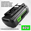 40V 6.0Ah High Power Lithium Battery Compatible for Ryobi Tools Lawn Mower RY40200 OP4050 OP4026 RY40430(12.8Ah 1)