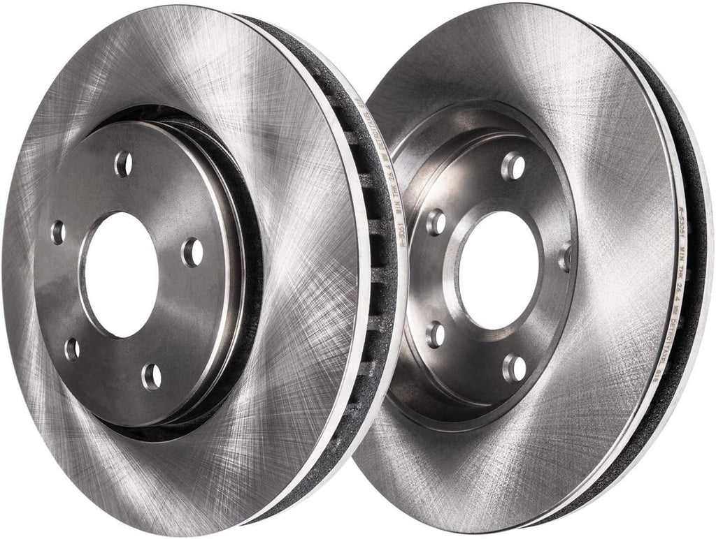 Detroit Axle - Front Wheel Bearing Hubs Brake Rotors Kit for Chevy Malibu Impala Equinox Buick Regal LaCrosse GMC Terrain Saab 9-5 Brake Rotors Wheel Bearing Hubs Lug Nuts Socket Keys Replacement