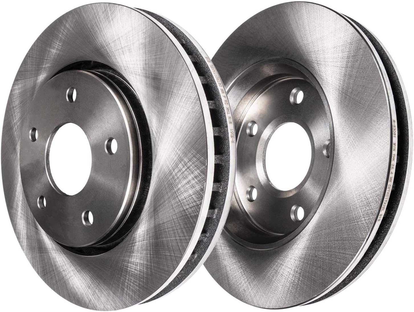 Detroit Axle - Front Wheel Bearing Hubs Brake Rotors Kit for Chevy Malibu Impala Equinox Buick Regal LaCrosse GMC Terrain Saab 9-5 Brake Rotors Wheel Bearing Hubs Lug Nuts Socket Keys Replacement